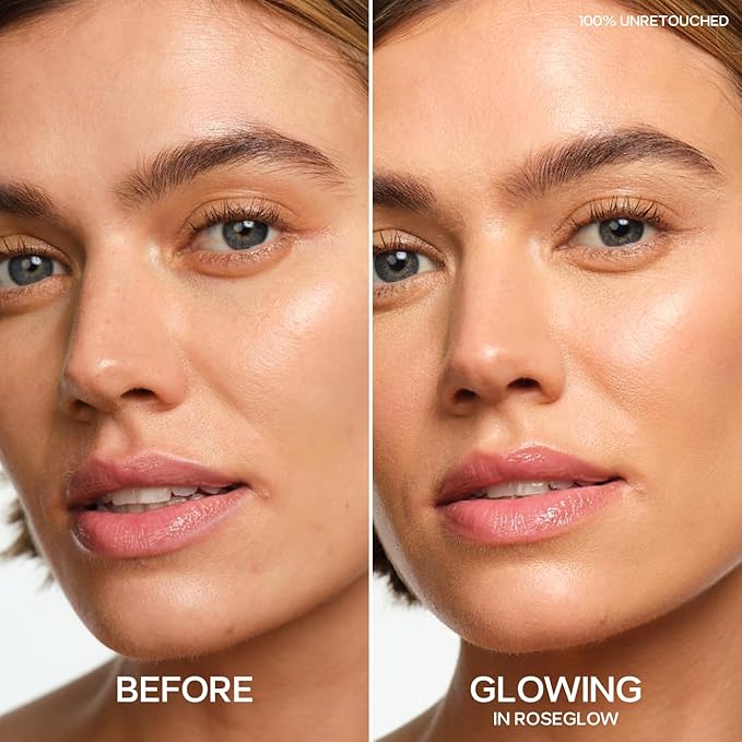 Saie Glowy Super Gel Illuminating Face Makeup Primer, Roseglow (1 oz)