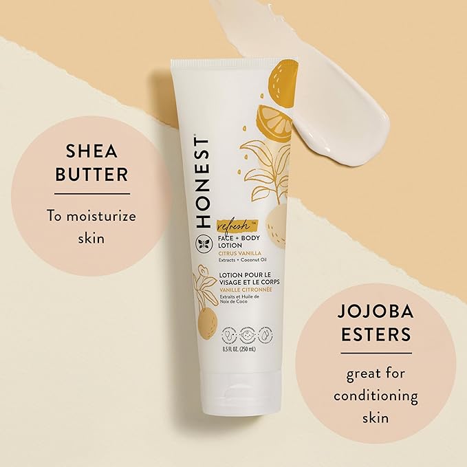 The Honest Company Body Lotion, Citrus Vanilla Refresh, 8.5 fl oz