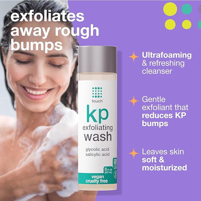 TOUCH Keratosis Pilaris Body Wash with Glycolic Acid, Salicylic Acid