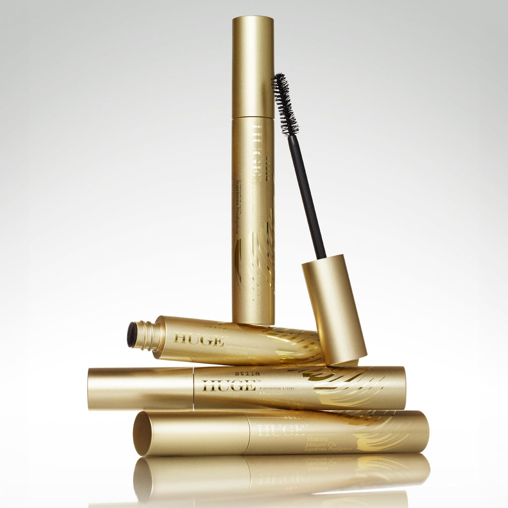 Stila HUGE Extreme Lash Volumizing Mascara, Curl & Lift, Intense Black