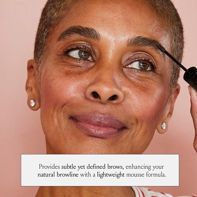 Boom Brow ™ Lightweight Shaping Eyebrow Mousse for Natural Brows, Med Brown