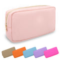 UIXIZQ Small Makeup Bag Pouch for PurseNylon Travel Toiletry Storage Bag Cute Preppy Cosmetic Bag for Women Girls,Waterproof Makeup Organizer Bag Pouch Skincare Bag Purse with Zipper (Small-Flamingo)