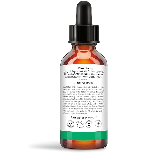 TruSkin Tea Tree Acne Serum with Salicylic Acid & Retinol, 2 fl oz