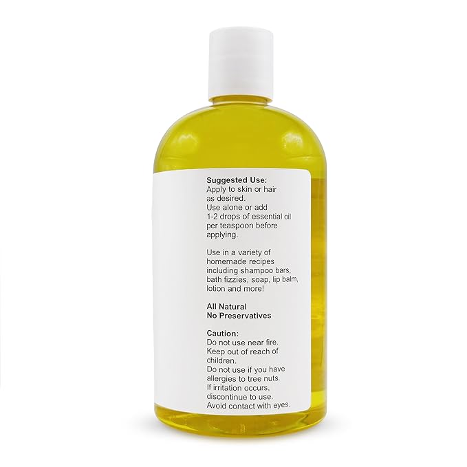 Golden Jojoba Oil 100% Pure Natural Unrefined Cold Pressed 16 Fl Oz