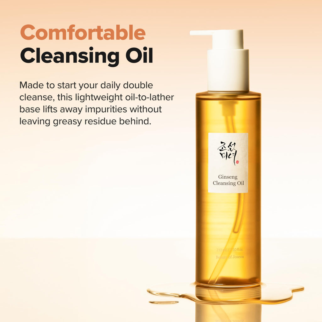 Beauty of Joseon Ginseng Cleansing Oil for Waterproof Makeup Removal