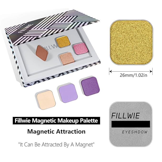 Fillwie Yellow Gold Shimmer Eyeshadow Single Refill - Meadow Glow (Gold)