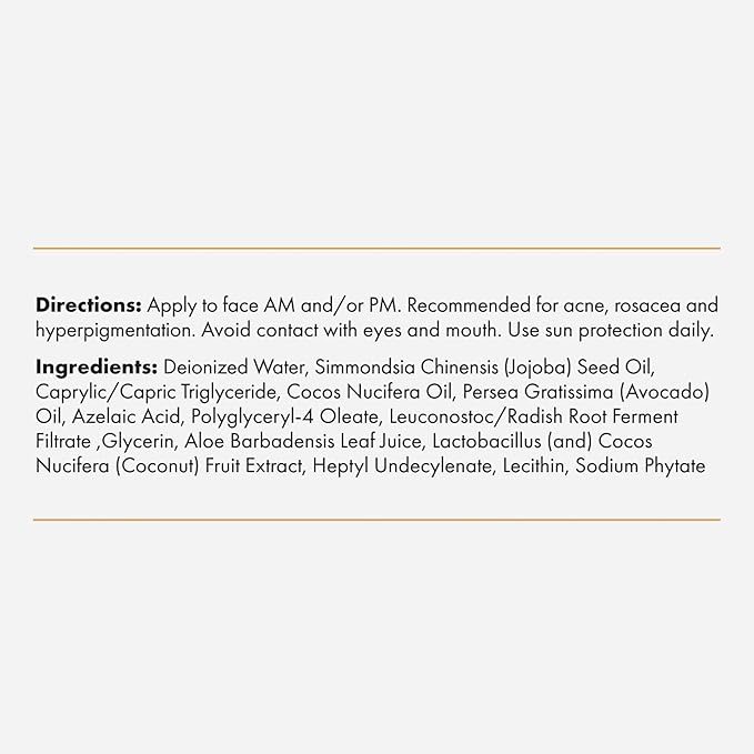 Foundation Skincare Azelaic Acid for Face 14% (1 Fl Oz) – Dermatologist Formula for Uneven and Blemish-Prone Skin - Azalecic Acid Cream Supports Balanced Tone & Smooth Texture for Men & Women