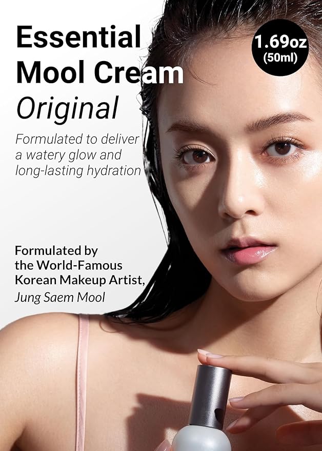Mool Cream | Hydrating Primer for Glass Skin (Original, 1.69 Fl Oz)