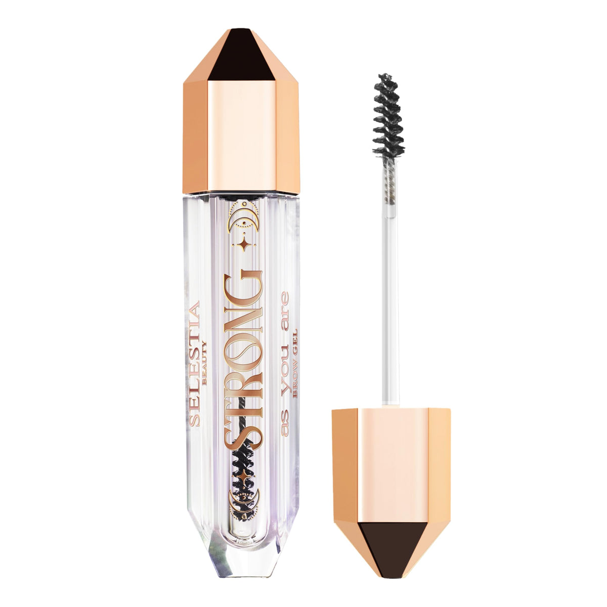 SELESTIA BEAUTY Clear Eyebrow Gel – Long-Lasting Formula for Strong Hold & Natural Finish, Clump & Flake Free – Taming & Defining Brow Lamination Gel, 0.095 fl.oz. – Strong As You Are