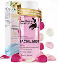 Wellness Heavens Hydrating Korean Facial Toner with Witch Hazel, Aloe Vera & Glycolic Acid – Alcohol Free Face Mist for Dry & Sensitive Skin, Pore Minimizing Daily Toner for Glowing Skin - 100ml