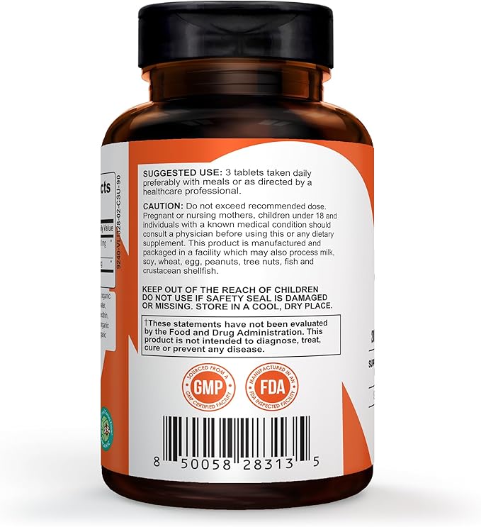 Pomona Wellness Organic Turmeric Supplement 2100 mg, 90 Tablets
