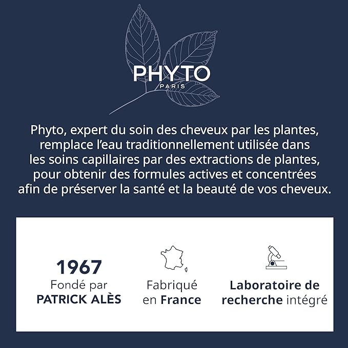 PHYTO Volume Volumizing Blow-Dry Spray for Fine & Thin Hair | Heat Protection + Instant Lift | Silicone-Free, No Stiffness | Made in France | 5.07 fl oz