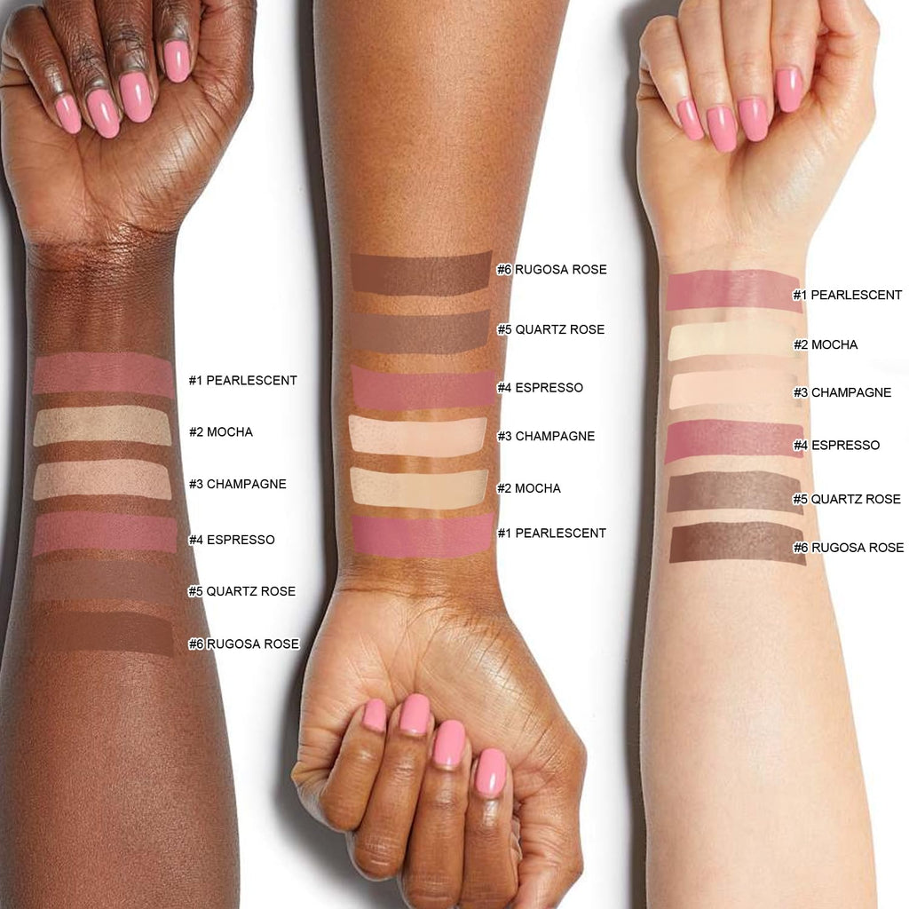 6 Colors Cream Contour Stick Makeup Kit, Shades with Blush, Highlighter and Bronzer,Double Ended Contour Stick for Cheeks, Waterproof and Long Lasting, Matte and Dewy Finish (Set B)