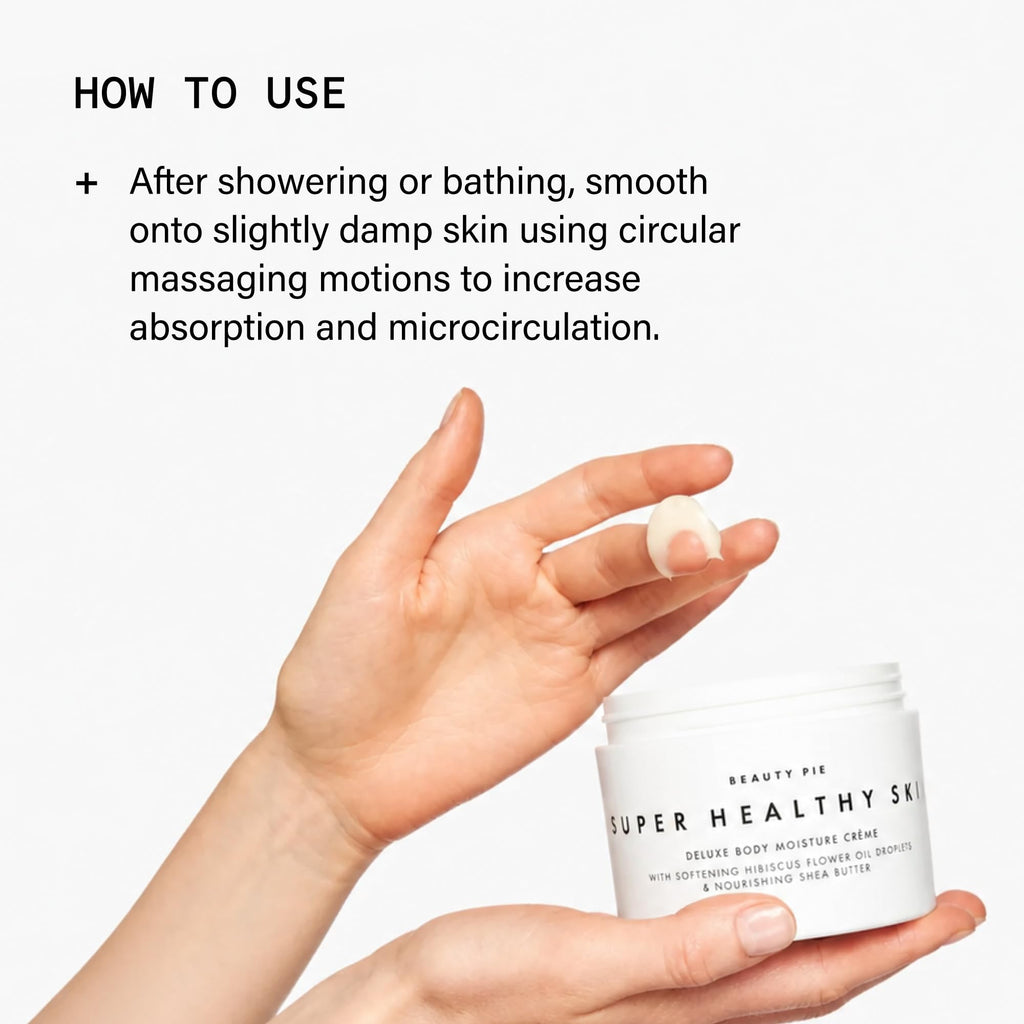 Beauty Pie Super Healthy Skin Deluxe Body Cream | Non Greasy | 8.45oz