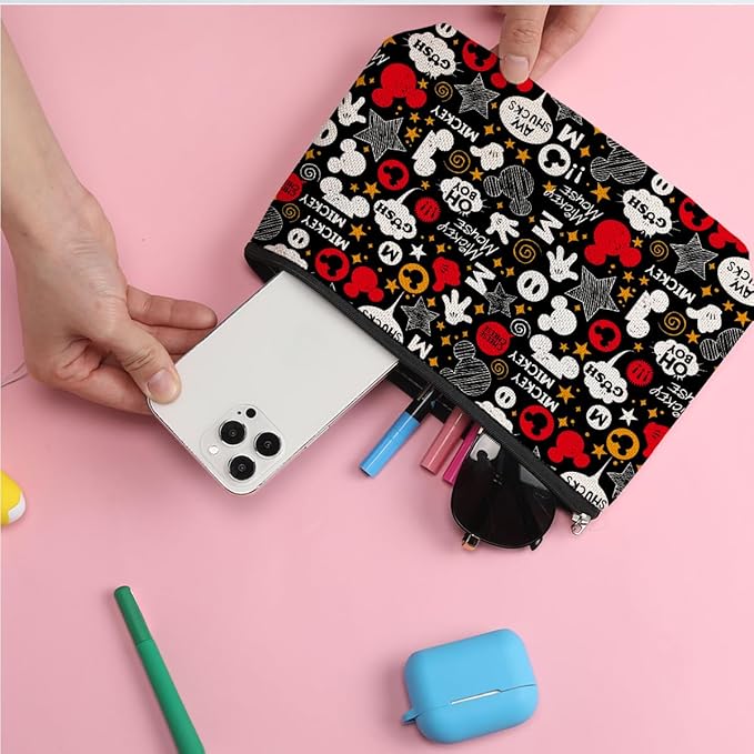 Cartoon Mouse Makeup Bag Zipper Pouch Cosmetic Bags for Women