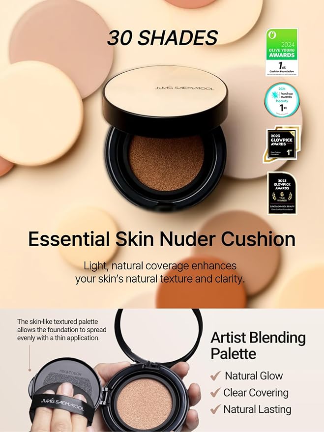 Skin Nuder Cushion | Korean Makeup, Refill Not Included (38C Maroon)