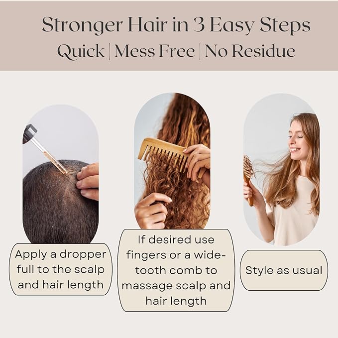Revatology Hair Growth Serum for Women & Men, Daily Leave-In Scalp Serum for Thinning Hair & Hair Fall, Lightweight Botanical Serum with Rosemary, Castor, Amla, Bhringraj, 12 Oils & 18 Herbs