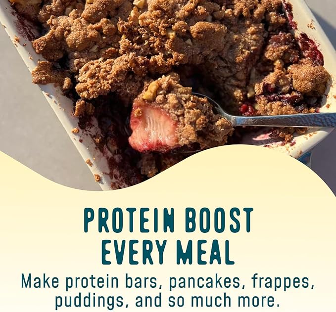 FlavCity Vanilla All in One Protein Shake Powder - On the Go Meal Alternative + Collagen Peptides, Reishi & Cordyceps - Focus, Skin, Hair & Joint Support - 100% Grass Fed Whey, 20 Servings