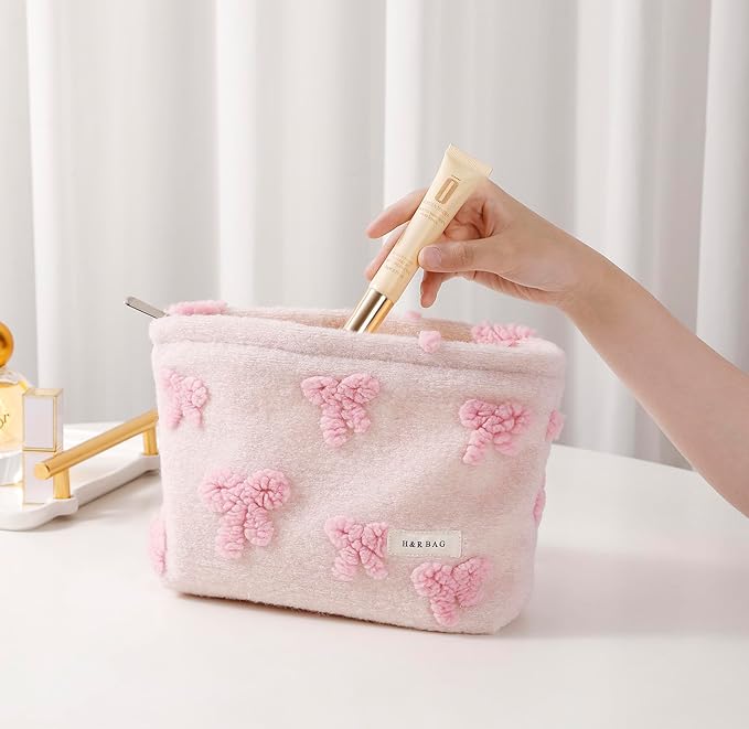 getgto 2 Pcs Makeup Bags, Large Cosmetic Bag Travel Toiletry Bag