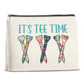 FYDHQSS Golf Gifts Accessories for Women Golf Lover Player Makeup Bag
