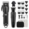 KEMEI Professional Hair Clippers Set for Men, Cordless Rechargeable Barber Clippers & Trimmers Kit, Clippers for Hair Cutting, Gifts for Men