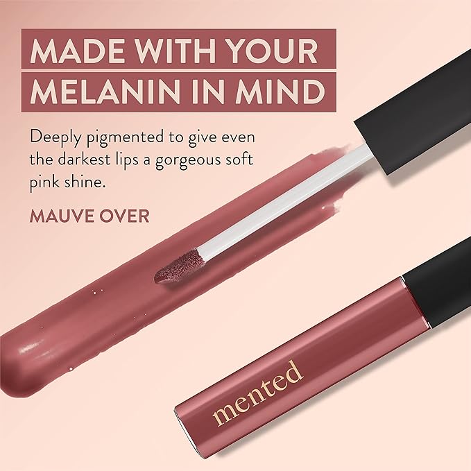 Mented Cosmetics Lip Gloss for Women Tinted Lip Balm Stain, Made in USA