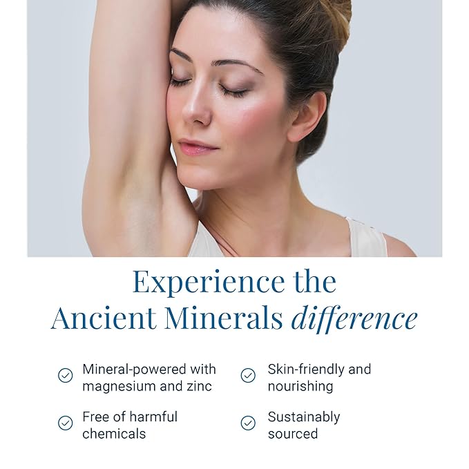 Ancient Minerals Deodorant Cream, Aluminum-Free, Sage & Coriander, 2oz