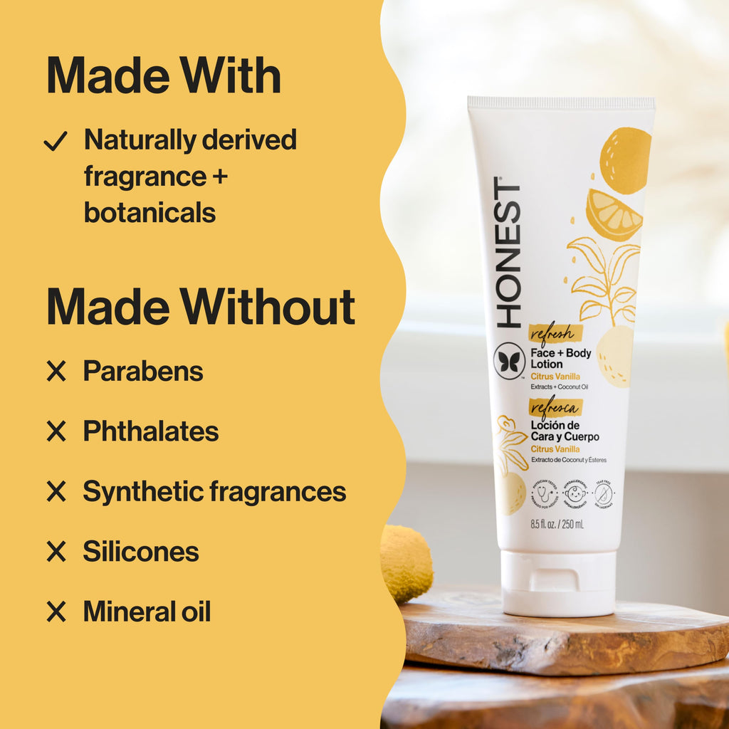 The Honest Company Body Lotion, Citrus Vanilla Refresh, 8.5 fl oz