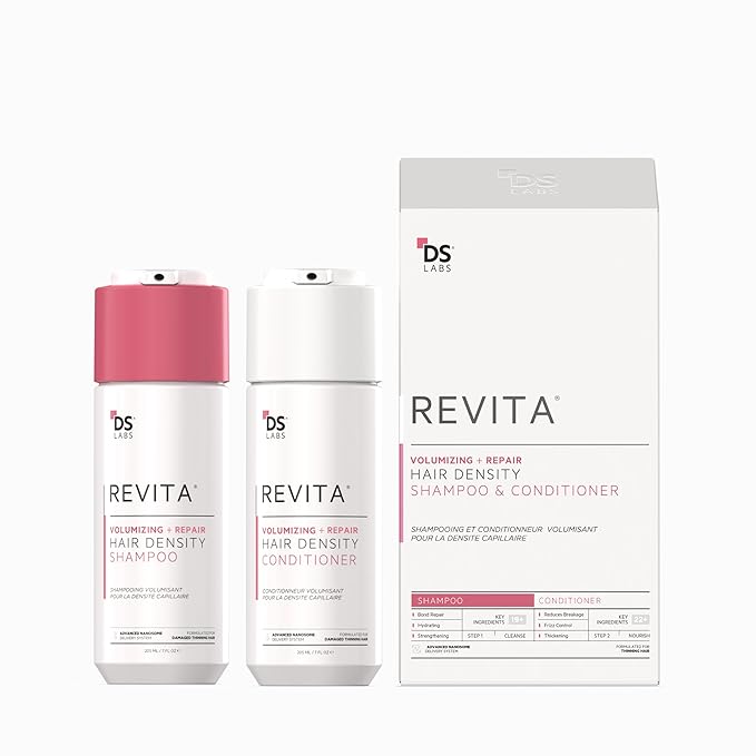 DS Labs Revita Hair Density Volumizing Shampoo & Conditioner for Fine Hair
