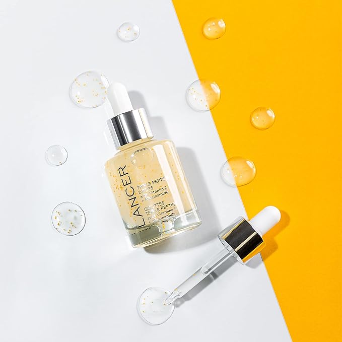 Lancer Skincare | Triple Peptide Drops | Peptide Serum | 1fl oz
