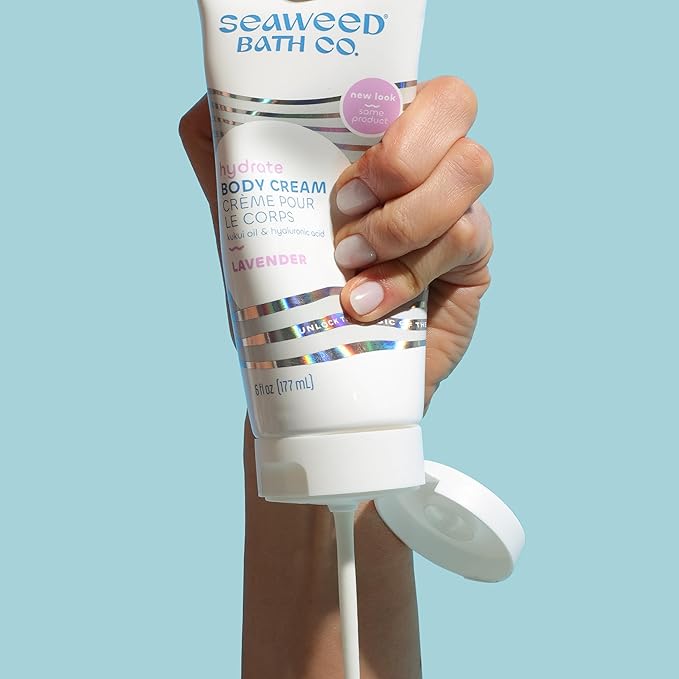 Seaweed Bath Co. Hydrate Body Cream, Lavender, 6 oz