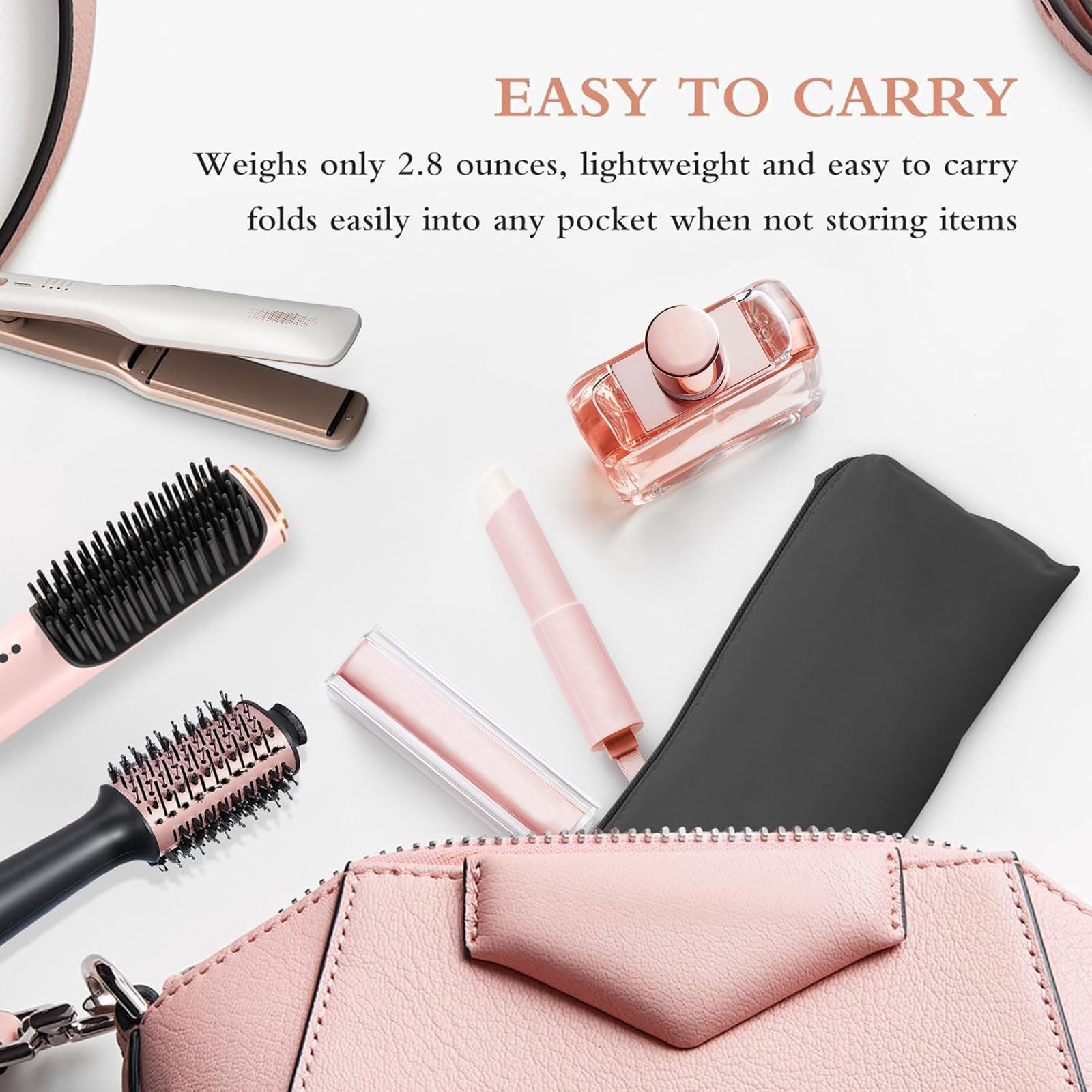 Suafrnut Professional Heat Resistant Hot Hair Tools Organizer Bag
