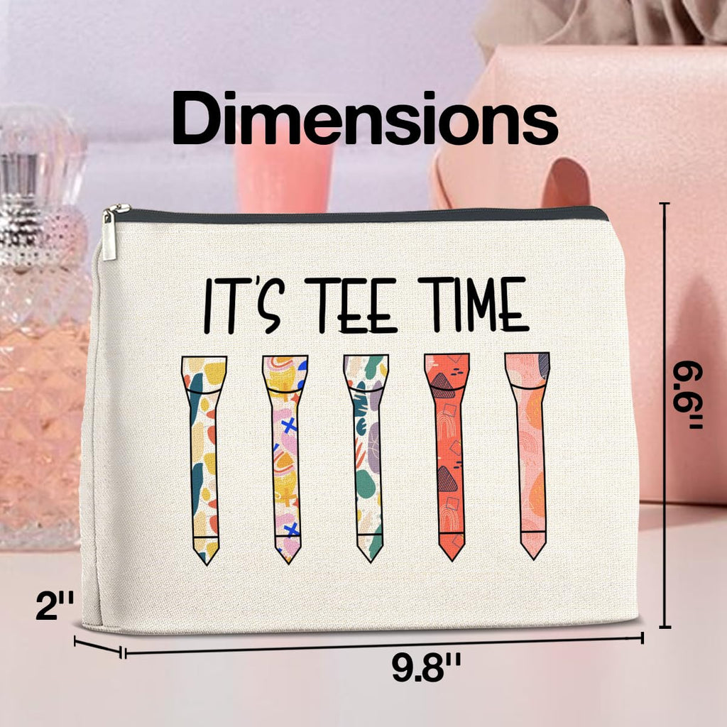 UPNEGE Golf Lovers Gift for Women Makeup Bag Golf Weekend Gifts Golfer Gifts for Women Cosmetic Bag Zipper Makeup Pouch