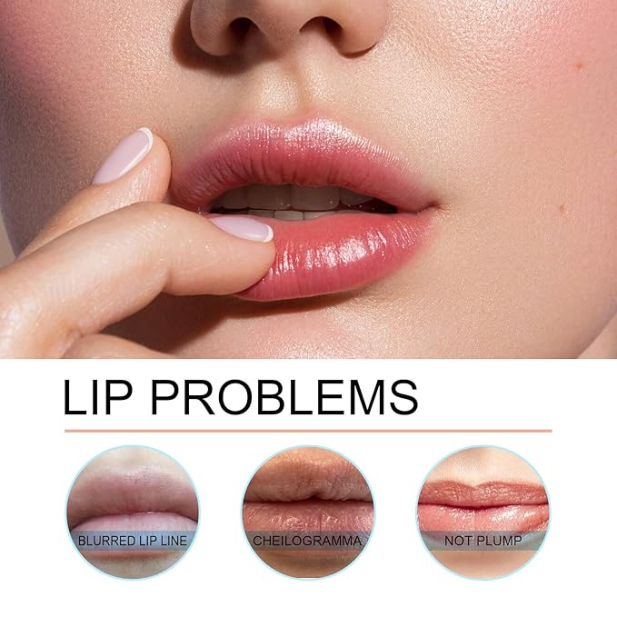 Petansy Detachable Lip Liner Set 3 Colors Peel lip liner Longwear and Pigmented Lip Pencil Peel Off Lip Stain