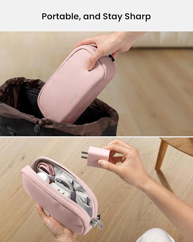 tomtoc Electronics Organizer Travel Case, Cable Organizer for Essentials