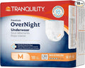 Tranquility Overnight Absorbent Underwear, M, Maximum, 48 in, 18 ct