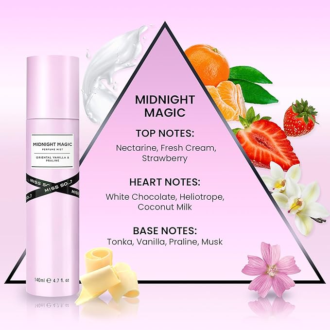 Midnight Magic Perfume Mist by So…? for Women - 4.7 oz Mist - Pack of 2