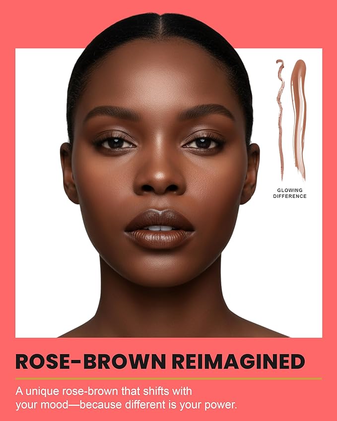 Kirby Kosmetics Lip Kit Duo – Glowing Different - TikTok-Viral Precision Liner & Glossy Liquid Lipstick, Clean 2-Step Set with Hydrating Long-Wear Color – Bold Inclusive Beauty for Everyday Konfidence