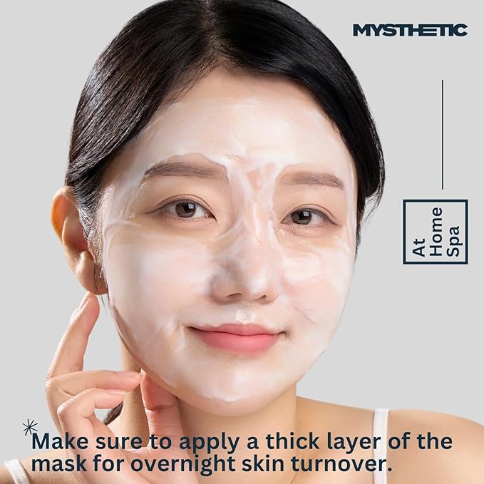 MYSTHETIC PDRN Collagen Wrapping Mask with CICA-PDRN Micro-Spicule Shots for Elasticity, Pore-Minimizing, Hydration, Glow - Korean Skin Care - 2.7 FL. OZ.