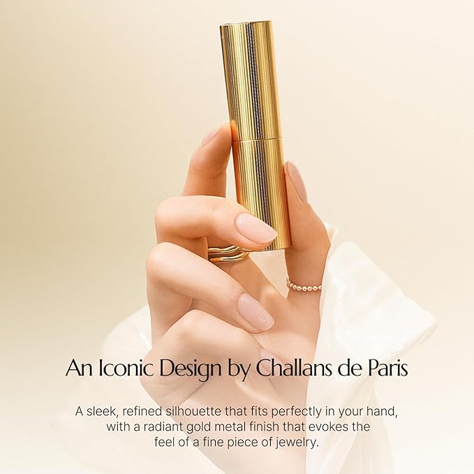 CHALLANS DE PARIS ROUGE de BIJOU Jewel Shine Lipstick – 274 ROSEA | Rosy Pink-Beige, Glossy Shine, Comfortable Hydration, Jewel Complex with Diamond • Ruby • Pearl Powders (688 RUBEA, 0.63 ounces)