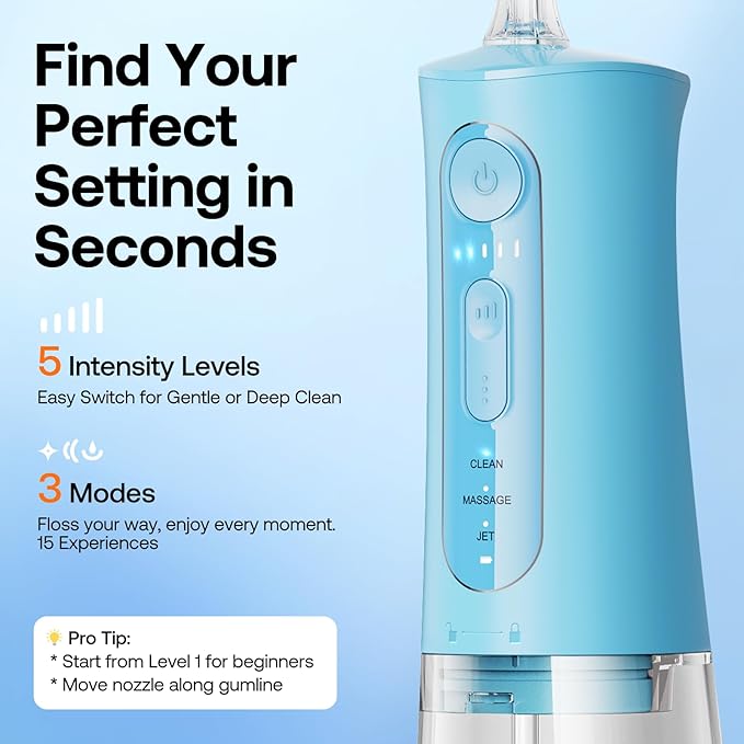 Bitvae Water Dental Flosser Teeth Pick, Cordless Water Teeth Cleaner