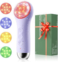 Ccigedy Face Scrubber, Electric Facial Cleansing Brush (Purple)