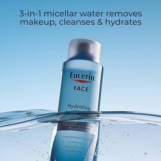 Eucerin Face Gentle Cleansing Hydrating Micellar Water, 13.5 FL OZ