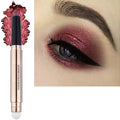 SAUBZEAN Romantic Red Eyeshadow Stick Makeup, Highlighter Matte Cream Eye Shadow Pencil, Waterproof Hypoallergenic Long Lasting Crayon, Glitter Primer Palette Shimmer Eyeliner Pen