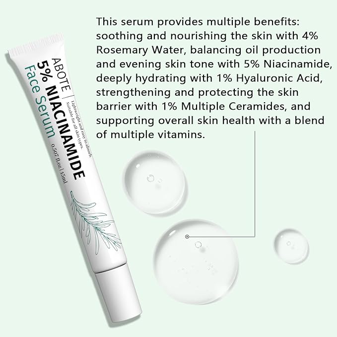 Travel Niacinamide Serum (3Pack 0.507 fl.oz, 15ml)