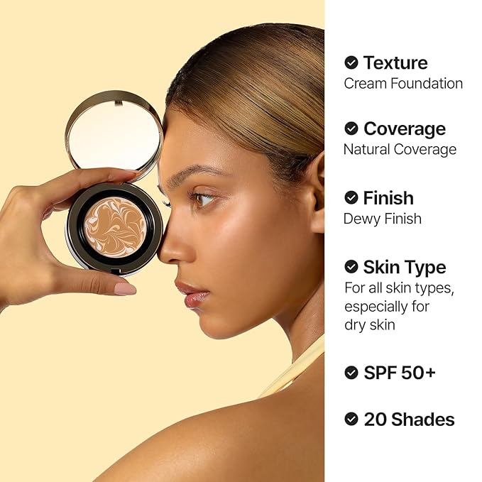 [NEW] AGE20'S Signature Essence Pact | 27C HONEY | Vegan Korean Cushion Foundation | Pack of 1 | Cream Foundation, Dewy & Glow Finish, Natural Coverage, SPF 50+