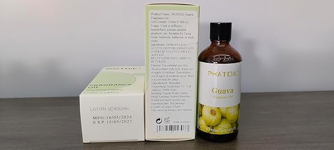 PHATOIL Guava Fragrance Oil for Diffuser Aromatherapy 3.38FL.OZ