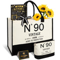 21st Birthday Gift for Women-N°21 Canvas Tote Bag,Makeup Bag,Back in Poster