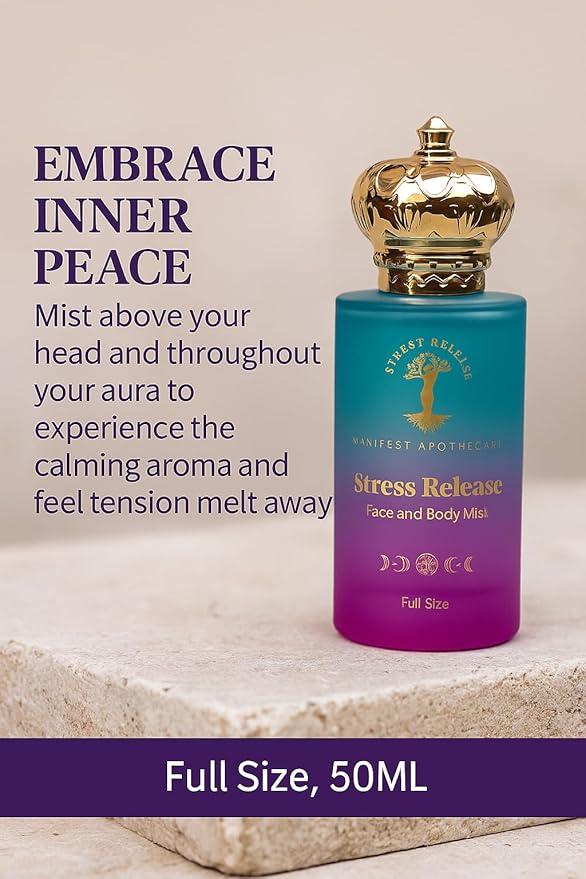 Manifest Apothecary Stress Release Face and Body Mist- Full Size, 50ML