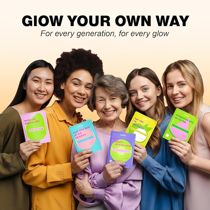 ZealSea EWG Face Mask Skincare Set, Spa Sleepover Party Gifts for Teen Girl